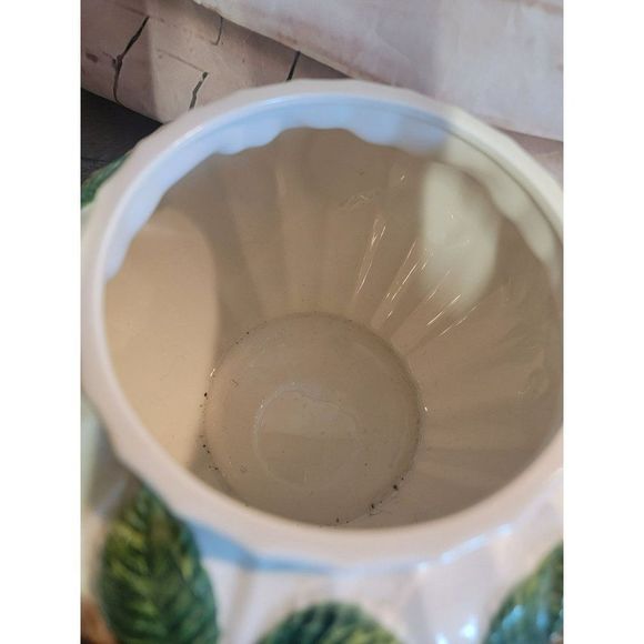 Large Omnibus apple tree ceramic container home decor - Picture 7 of 8